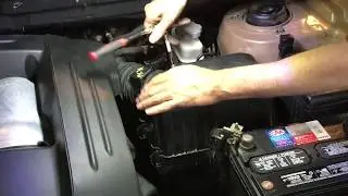MAF Sensor Cleaning  (2005 Hyundai Santa Fe)