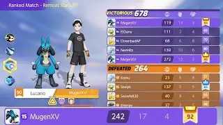 Pokemon Unite | Lucario - The OnePunch Pokemon | Rank Matches Gameplay