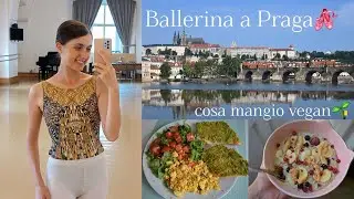 Primo giorno della mia sesta stagione col CORPO DI BALLO di Praga - vlog🩰 Cosa mangio vegan🌱