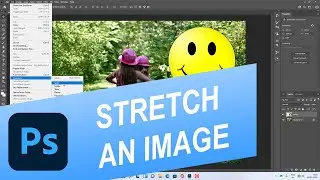 How to Stretch Image in Photoshop