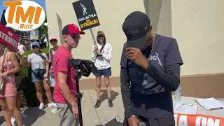 Aisha Tyler Hypes The Troops With Some Karaoke During the WGA and SAG /AFTRA Strike
