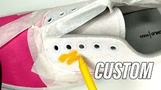 Customização de tênis com GIZ DE CERA!