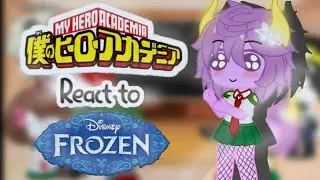 Bnha/mha react to elsa, (Frozen)