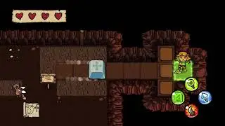 Ittle Dew Master Cave puzzle 5 - slightly easier way