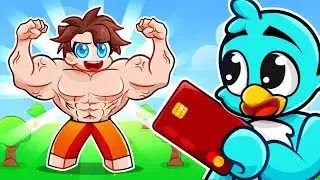Spending $100,000 to Become the STRONGEST PERSON in Roblox!
