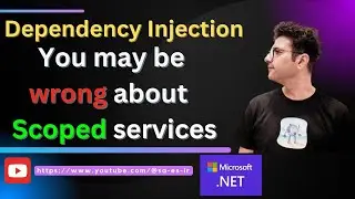 ❌️ ASP.NET Dependency Injection: You may be wrong about Scoped services!