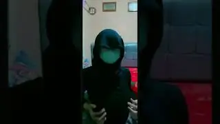 Hijab hitam full remas2 TT