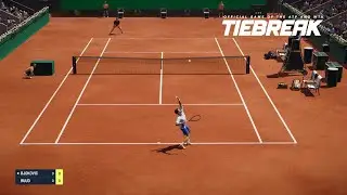 TIEBREAK - Novak Djokovic Vs Casper Ruud I Roland Garros I Legendary AI (PS5)