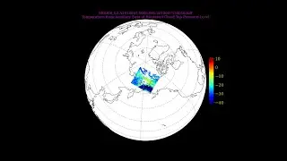 Cloud top temperature retrieved from MODIS/Terra (MOD06_L2)