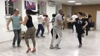 Кубинская сальса от Алайна. Средняя группа. Школа танцев A4G Dance