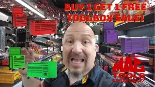 Unmissable Mac Tools Toolbox Buy One Get One Sale!