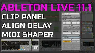 Daily Decibel 109 - Align Delay and MIDI Shaper - Ableton Live 11.1 Public Beta