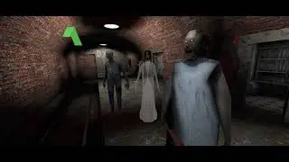 Хорошая концовка в Granny 3 уехал на поезде от бабки