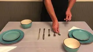 ASMR table setting