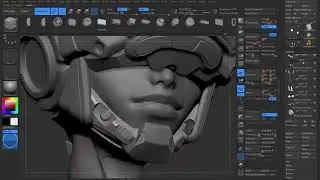 08 ZBrush 2018 Hard Surface Live Boolean Other Parts