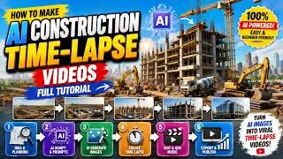 How to Make AI Construction Time-Lapse Videos – Full Tutorial
