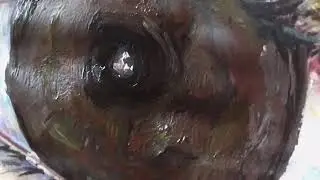 Глаз, Красками, гуашь , акрил,  Рисуем глаз