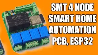 SMT 4 Node Smart HomeAutomation PCB.| ESP32 | jlcpcb
