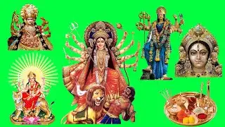 Maa Sherawali Green Screen Video | Maa Durga Green Screen 2022 | Durga Maa Durga Green Screen Effect