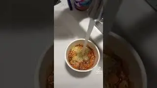 Trying spicy noodles ! 💀😂                #food #foodie #ramen #noodles #funny #fyp #shorts