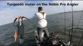 Using a torqeedo motor on a Hobie Pro Angler.