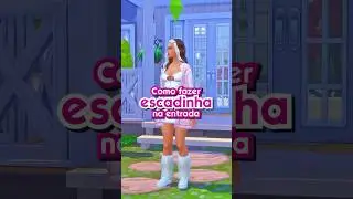 🪜 Como fazer escada pequena no The Sims 4 #thesims4 #sims4