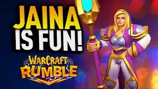 NUKE THEM DOWN WITH THIS JAINA SPELL DECK - SO POWERFUL -  WARCRAFT RUMBLE