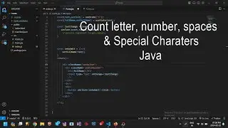 Write a Java program to count the letters, spaces, numbers and other characters of an input string