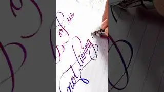 Beautiful Cursive Writing tiktok pretenditsbeautiful