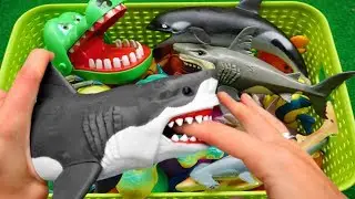 Nome e sons dos animais - Brinquedos animais de plástico - Sons de animais engraçados