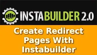 How to Create a Redirect Page in Instabuilder