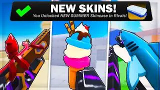 Winning with EVERY SUMMER SKIN in Rivals! (SUMMER SKINCASE)