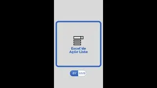 Creating a Drop Down List in Excel 