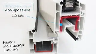 rehau ecosol design 60 трехкамерный профиль