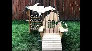 Matt Thompson Builds Adirondack Chair that Pours a Drink While Giving You Massage