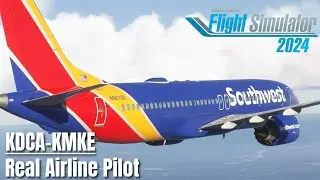 IFLY 737 MAX 8 - Southwest Virtual Ops - KDCA-KMKE - Real Airline Pilot