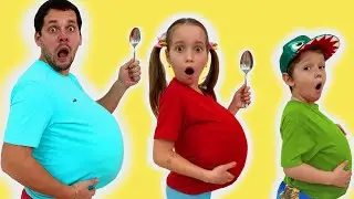 Sofia and too much food