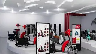 Desain Interior Komersial - Dealer Motor Listrik Nas Oto - 202405069 I A KIRANA NARAYANI TATWA
