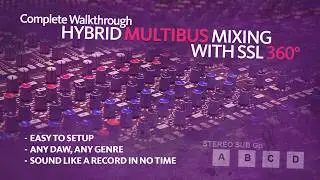 COME MIX TIME: Hybrid Multibus Mixing with SSL 360°