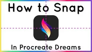 How to Snap (align) Objects in Procreate Dreams