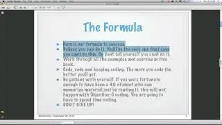 Objective-C for Absolute Beginners - Webinar 1 Part 1