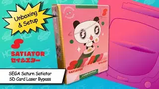 SEGA Saturn Satiator SD Card Laser Bypass | Unboxing & Setup | How To Guide