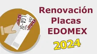 Renovación de placas EDOMEX 2024