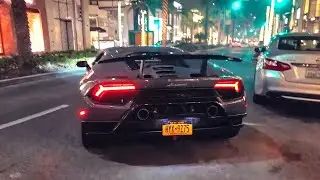 CRAZY NIGHT OUT IN BEVERLY HILLS WITH SUPERCARS!  *DAVE’S VLOG*