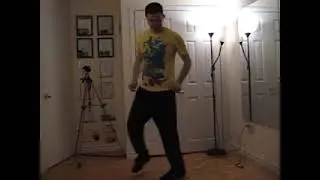 Practicing dancing at home:  Step touch, 2013