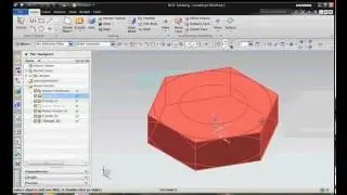 how to make a nut in nx