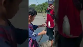 REJEKI BOCAH MANCING PAKE TEMPE AKHIRNYA DAPAT IKAN BESAR #mancing #mancingmania #ikan #fishing