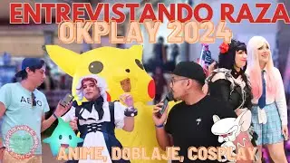 Entrevistando raza en la Expo anime OKPLAY 2024, actores de doblaje, cosplayers y mas