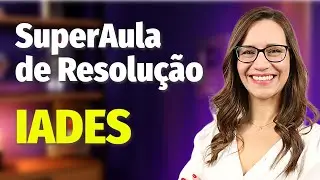 Como cai LÍNGUA PORTUGUESA na BANCA IADES? (RESOLUÇÃO DE QUESTÕES) | SuperAula #9