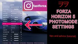 FORZA HORIZON 6 (works for horizon 6)  (PHOTOMODE SETTINGS) HOW TO TAKE GOOD PHOTOS